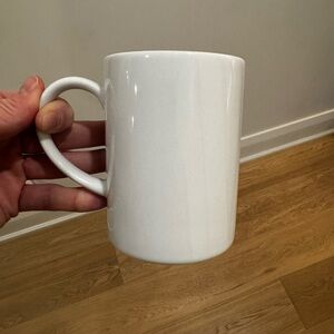 Crate&Barrel White Ceramic Mug